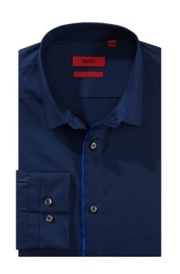 Slim fit business shirt with Kent collar 'Etti1'