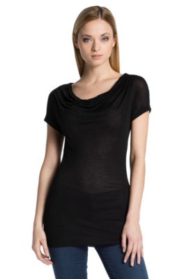 T-Shirt &acute;Diskona` mit Wasserfall-Ausschnitt