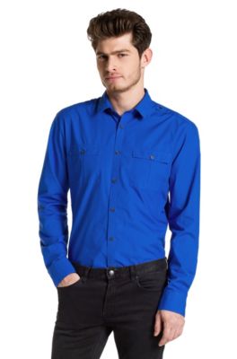 Slim Fit casual shirt with a Kent collar'Elvrim'