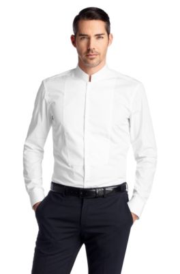 Slim-Fit Anlasshemd &acute;Jemil` mit Stehkragen