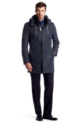 Anorak with a band collar 'The Parker'