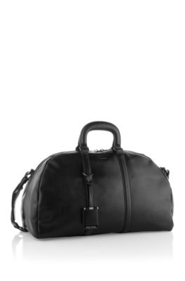 Exquisite calfskin leather weekender 'Perlis'