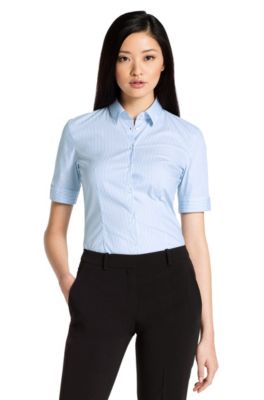 Blended cotton blouse 'Etriss'