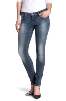 Jeans &acute;Lunja1 ocean` mit Used-Waschung