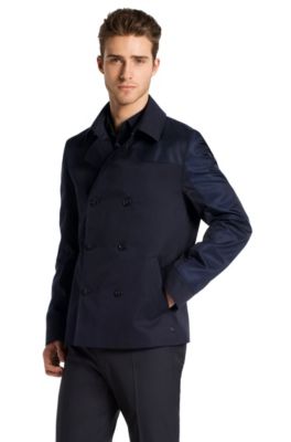 Outdoor jacket in a pea coat style 'Berol'