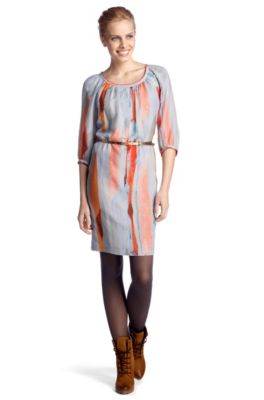 Robe d&eacute;tente en viscose m&eacute;lang&eacute;e, Alvia 1-W