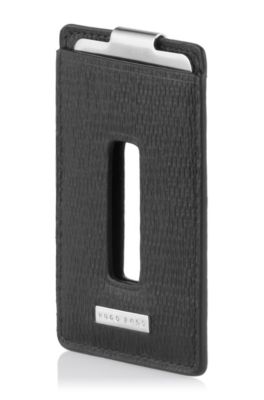 Geldscheinclip &acute;Laddov` mit Etui aus Rindsleder