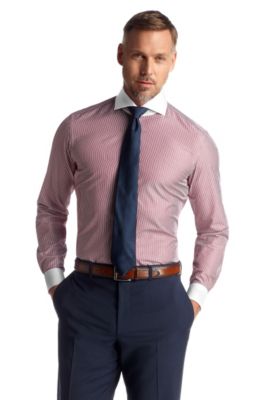 Business shirt with a shark collar 'Salvor'