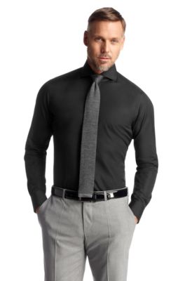 Business shirt with a shark collar &acute;Christo`