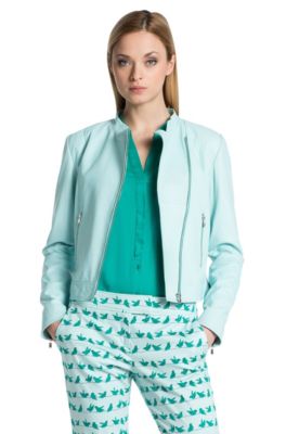 Veste en cuir d&rsquo;agneau, Licca-1