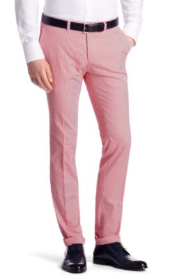 Striped fabric trousers 'Wingg-1'