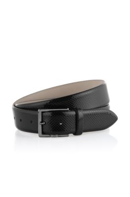 Ceinture en cuir de vachette italien, Lentino