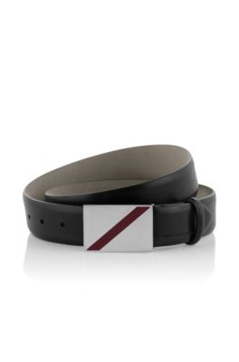 Ceinture en cuir &agrave; fermoir ceinturon, Lindolf