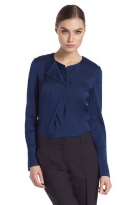 Bluse &acute;Carosa-1` aus Seiden-Mix