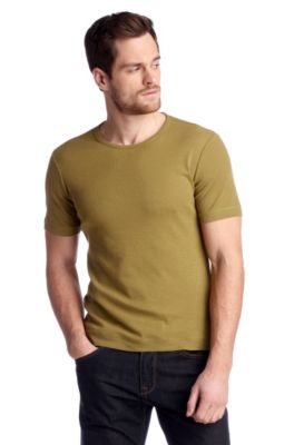 Slim fit knitted T-shirt 'Lecco'