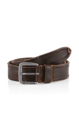 Belt with a square metal buckle 'Jirio'