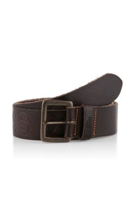 Belt with large embossed logo 'Jaiko'