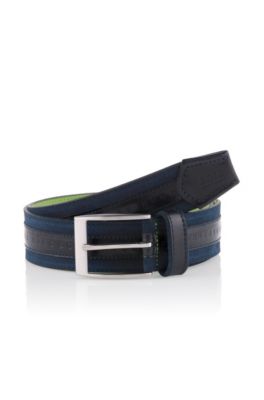 Belt with a rectangular pin buckle 'Milon-N'