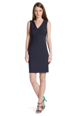 Sheath dress in blended new wool 'Klanis'