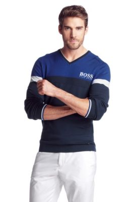 Knitted V-neck sweater 'Wyne_MK'