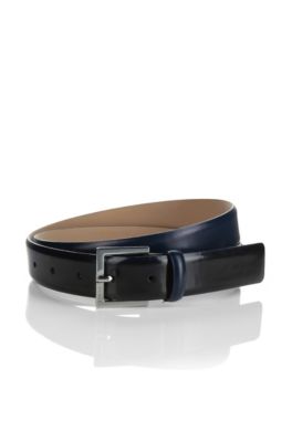 Leather belt with a pin buckle 'Gunno'