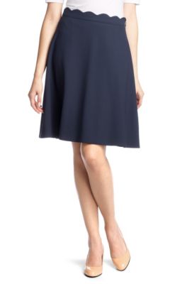 Skirt with a wavy waistband 'Marja'