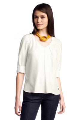 Casual pure silk T-shirt 'Zofina'