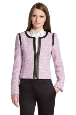 Short jacket in blended cotton 'Adeli'