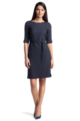 Cocktailkleid &acute;Henryke` mit Boot-Ausschnitt