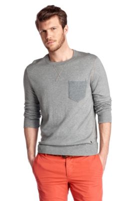 Knitted sweater with a breast pocket 'Kebbe'