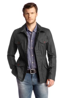 Light jacket in coarse ramie 'Oress-W'