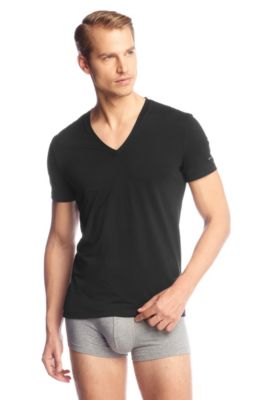 T-Shirt &acute;SS VN BM` mit V-Ausschnitt