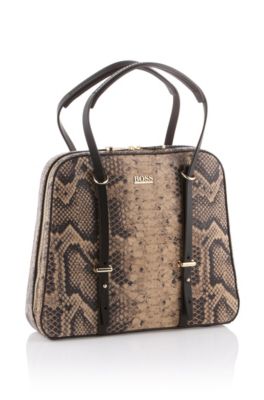 Cowhide leather handbag 'Nive-P'