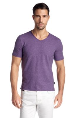 Slim fit T-shirt with a V-neckline 'Eraldo 53'