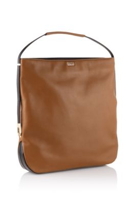 Sophisticated calfskin leather bag 'Thea'