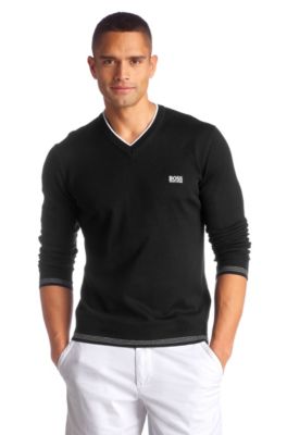 Knitted V-neck sweater 'Vime'