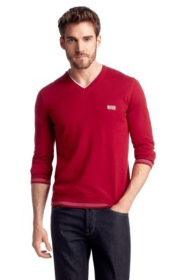 Knitted V-neck sweater 'Vime'