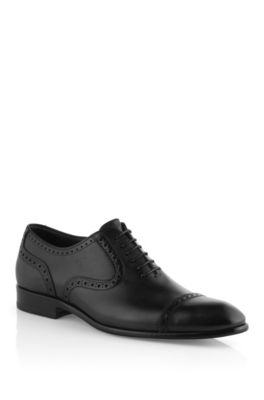 Calfskin leather lace-up shoe 'Rombio'