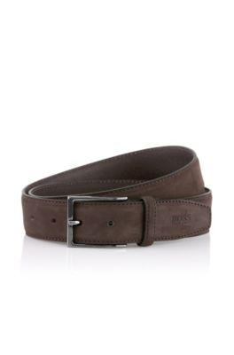 Belt in nubuck cowhide leather 'Colvino'