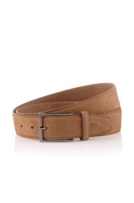 Belt in nubuck cowhide leather 'Colvino'