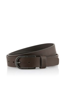 Riem 'Cornello' met afgeronde metalen gesp