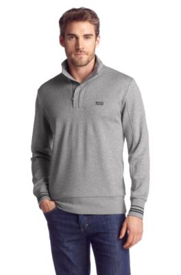 Troyer &acute;Sweat` aus Baumwolle-Kunstfaser-Mix