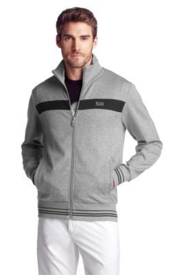 Sweatshirt jacket with stand-up collar 'Skaz 1'