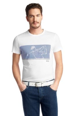 T-shirt with a round neckline 'Tee MK'