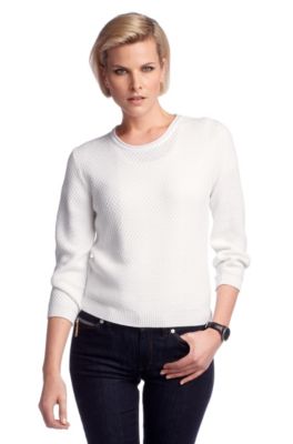Viscose blend knit sweater 'F4655'