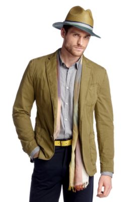 Casual tailored jacket made of cotton 'Milo1-D'