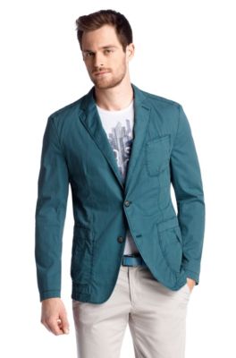 Casual tailored jacket made of cotton 'Milo1-D'