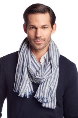 Schal &acute;cm 180x70` im Knitter-Look