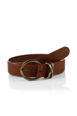 Belt in fine calfskin leather 'Eleese'