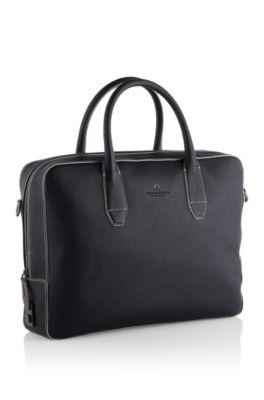 Calfskin leather work bag 'Melins'